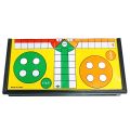 Foldable Magnetic Ludo Brain Game With Full Set Of Dices And Pawns. 