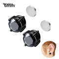 Wenefang 1Pair Fashion Crystal Magnetic Clip Ear Stud Non Piercing Earrings Earring Gift for Men Women Jewelry. 