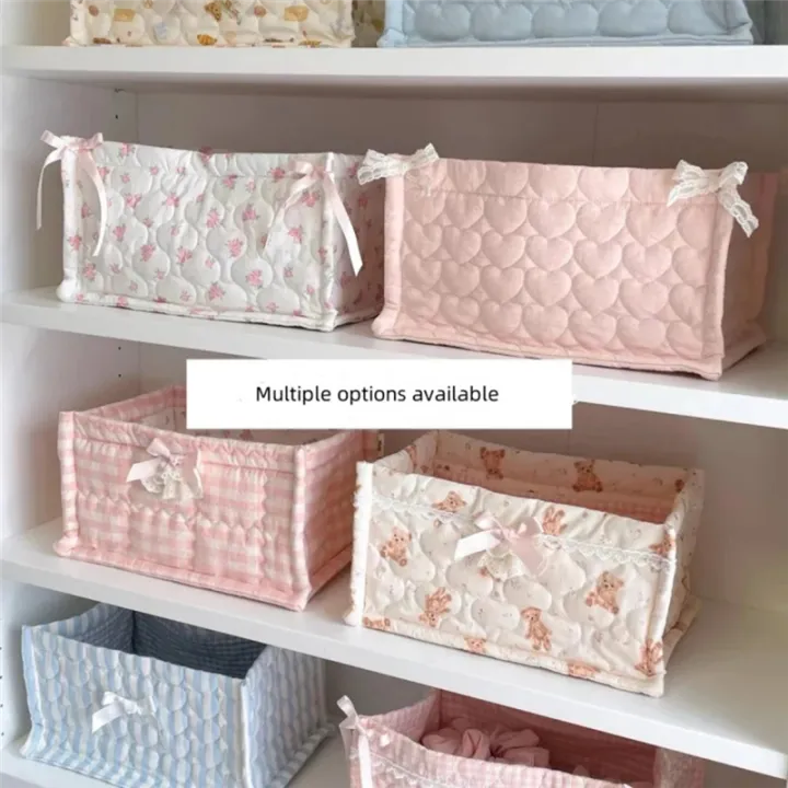 Fabric%20Quilted%20Storage%20Basket%20Cute%20Fabric%20Storage%20BOX%20Fabric%20Home%20Decoration%20Pink%20-%20Image%203