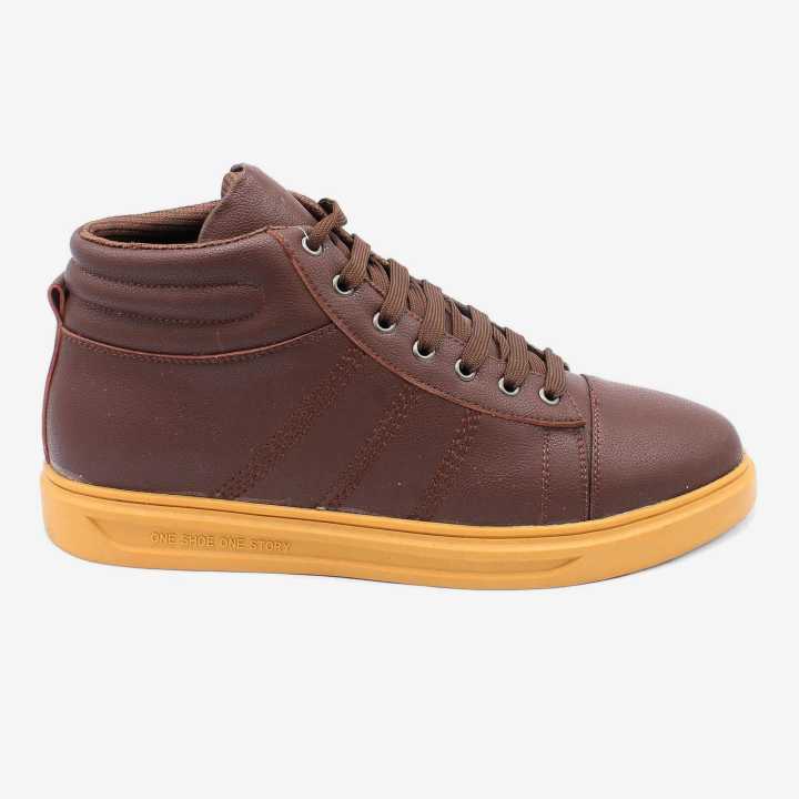 2032 Black Horse Brown Color Full Sneakers For Men