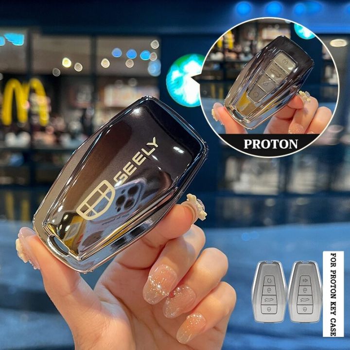 TPU%20Car%20key%20Proton%20car%20smart%20key%20case%20key%20case%20for%20S70/X50/X90%20Key%20Case%20Keyless%20Smart%20Entry%20key%20Proton%20Cover%20kunci%20Keychain%20%20key%20cover%20-%20Image%202