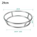 1Pcs New Round Bottom Wok Rack Kitchen Supplies Pan Support Pot Mat Universal 23/26/29cm Cookware Ring. 