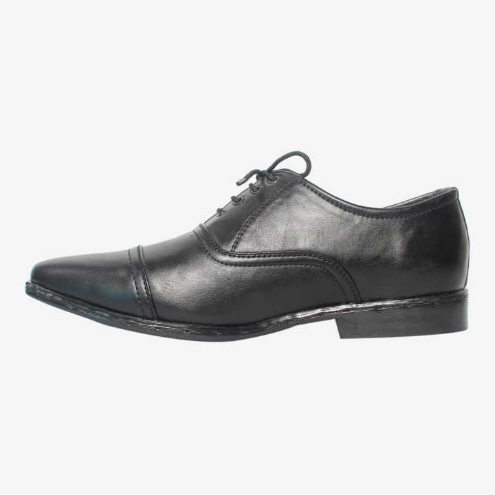 Black%20Synthetic%20Leather%20Lace%20Up%20Shoes%20For%20Men%20-%20Image%204
