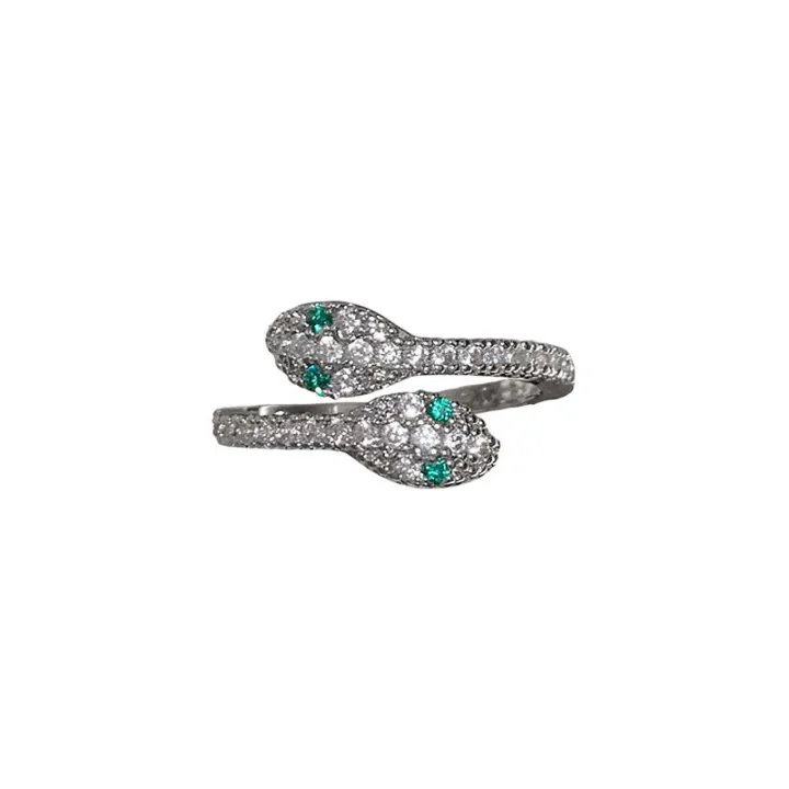 Sale%E3%80%91Twin%20Ring%20~%20Green%20Head%20Spirit%20Snake%20Ring%20Women's%20Light%20Luxury%20High-class%20Year%20of%20the%20Snake%20Ring%20Tail%20Women's%20Pink%20Finger%20Ring%20-%20Image%205