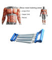 Adjustable Multi-Function 4 Spring Chest Expander Muscle Pulling Exerciser Home & Gym Equipment for Men & Women. 