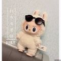 LufanshopOriginal LABUBU 123 generation accessories 13cm self-deprecating bear glasses Labubu glasses butter bear KT car ornaments with. 