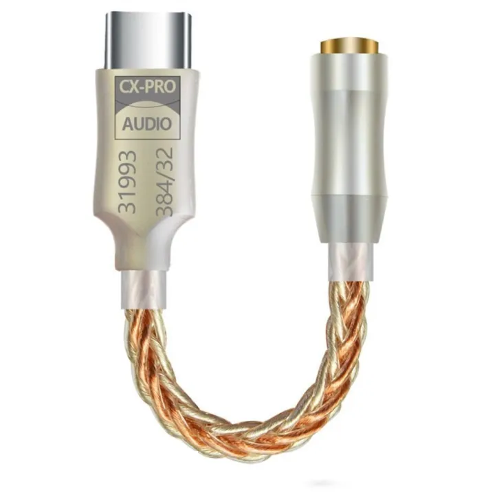 New%2012cm%20Type-C%20Dac%20Adapter%20Type%20C%20To%203.5mm%2032bits%20Audio%20Decoder%20CX31993%20384KHz%20Audio%20Cable%20Mobile%20Phone/PC%20-%20Image%209