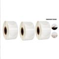 Kqueebee Transparent Sealing Sticker PVC Plastic Round Sticker Label Handmade Package New Sealing Sticker 500Pcs Per Roll 3Roll. 