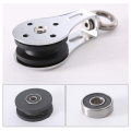 3X 300Kg Bearing Pulley Lifting Quiet Wheel Gym U-Grooved Heavy Duty Pulley Wheel for Workout Equipment Cable Machine. 