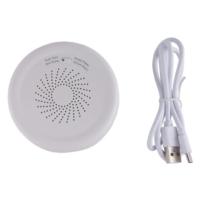 1Set Smart ZigBee Gas Leakage Detector Tuya Smart Home Security Alarm ...