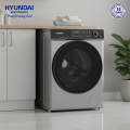 Hyundai 9kg Fully Automatic Front Load Washing Machine HYWM-FL09RK-DDM | Direct Drive Inverter Motor | A+++ Energy Rating | Steam Wash | 1400 RPM. 