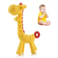 Mumlove Silicone Giraffe Teether in Storage Box - BPA-Free for Babies. 