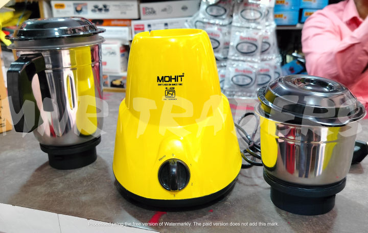 Mohit Mixer Grinder 400 Watt 2 Jar 3 Speed Control