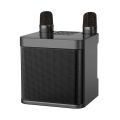 Subwoofer With 2 Microphones Bluetooth Speaker Set Portable Multifunctional Wireless Sound Microphone Set Wireless Colorful Mini Home Karaoke Speaker Home Karaoke. 