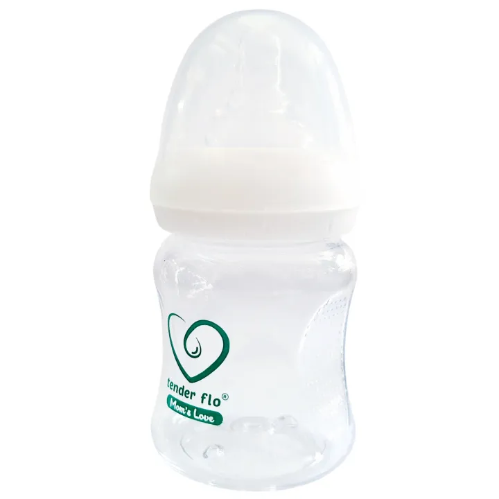 Tender%20Flo%20150mL%20Ultra%20Clear%20Wide%20Neck%20Baby%20Feeding%20Bottle%20%7C%201%20Bottle%20%7C%20Tritan%20Material%20Made%20in%20USA%20-%20Image%204