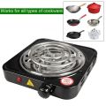 1000W Single Burner Electric Hot Plate Stove, Stainless Steel Portable Cooking Solution. 