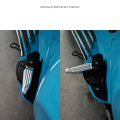 Kqueebee Motorcycle Automatic Extension & Fold Rear Foot Pedal Foldable for Primavera150 Sprint 150 Black+Red. 