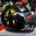 KPI KH7s Mahadev Full Face Single Visor Helmet for Bike | Mahadev Printed Polycarbonate Visor Helmet. 