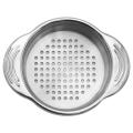 Oufeiton Food Strainer Stainless Steel Tuna Strainer with Handle Dishwasher Safe Colander for Canning 2pcs Set Buyers' Choice Canning Strainer. 