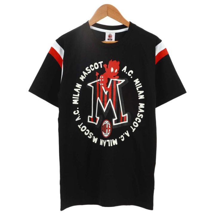 Black Cotton Round Neck Carton Printed T-Shirt For Boys