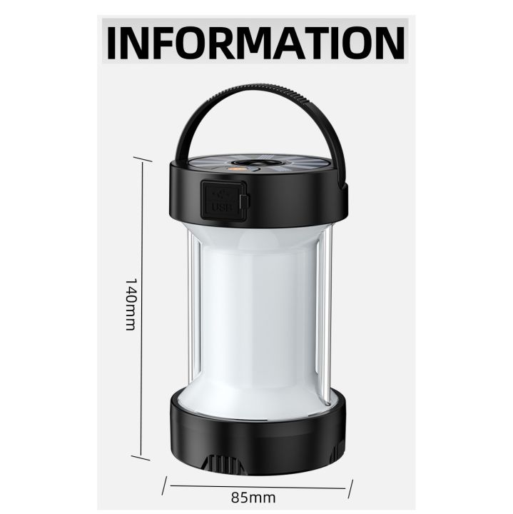 Camping%20Lantern%20Rechargeable%20Camping%20Lights,Solar%20Powered,%20Black%20-%20Image%207