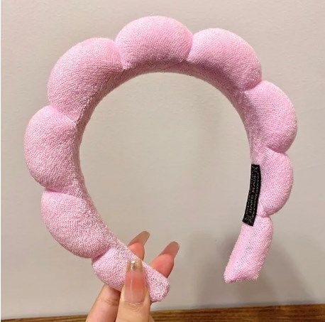 Cloud%20Hairband%20Soft%20Sponge%20Hairband%20in%20Multicolor%20For%20Women%20%7C%20Make%20Up%20%7C%20Wash%20Face%20%7C%20Hair%20Band%20Hair%20Accessories%20-%20Pink%20-%20Image%203