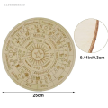 Sirendeshao Wooden Pendulum Board with Moon Star Divination Energy Carven Bargain price Plate Healing Meditation Board Ornaments Metaphysical Altar. 