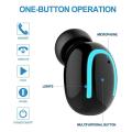 Q13S Bluetooth Wireless Binaural Tws Stereo Business Earbuds With Charging Bin - Black. 