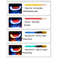 Motorcycle Led Taillight Turn Signal Light White Light. 