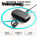 Wenefang Sutuiying Bluetooth Headphones Open Ear Premium Sound True Wireless Open Sales promotion Ear 2025 Earbuds with Noise Canceling Mic LED Display Rotable Earhook. 