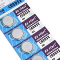 CR2032 Coin Cell Lithium Battery 3V- Computer Motherboard CMOS Battery Cell (Pack of 5pcs). 