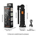 Fashion Rechargeable COB LED Worklight Flashlight Camping Light Rotatable Head 4 Modes Magnetic Portable Hanging Lamp Emergency Outdoor. 