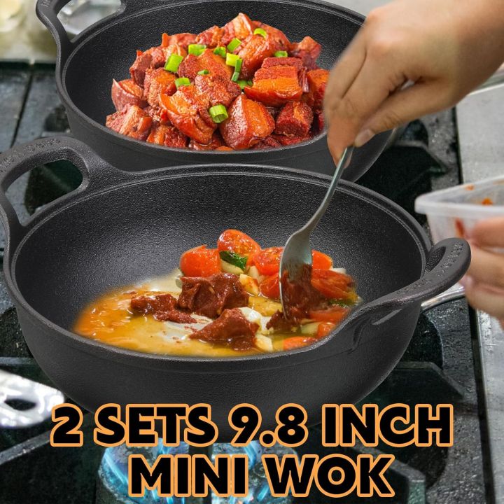 25cm%20Cast%20Iron%20Kadai%20Wok%20Set%20(2%20Pcs)%20%7C%20Pre-Seasoned%20Nonstick%20Fry%20Pan%20with%20Lid%20%7C%20Flat%20Bottom%20for%20Induction,%20Gas%20&%20Electric%20Stoves%20-%20Image%204