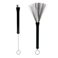 Retractable Jazz Drum Brushes Stick Steel Wire 32cm Cleaning Brushes Retractable Jazz Drum Brushes for Jazz Rock Music Lover. 