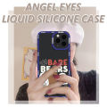 FELMYST for Infinix Zero X Neo Back Cover Cute Bear Pattern Angel Eyes Soft Phone Case. 