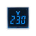 Portable LED Square Voltmeter 220V/230V Display Voltage Measurement Monitor AC Digital Voltmeter. 