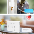 CGearuppt Tuya APP Remote Control WIFI+GSM Alarm System for Home Security Burglar Alarm Sensor PIR Motion Detection Door Contact. 