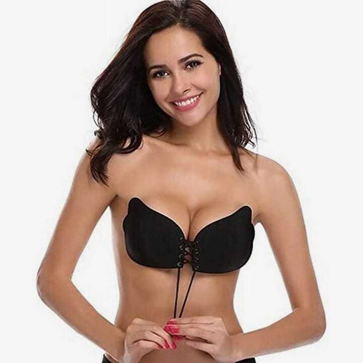 Self%20Adhesive%20Silicone%20Seamless%20Strapless%20Bra%20For%20Women%20%7C%20Lingerie%20Accessory%20For%20Women%20%7C%20Women's%20Fashion%20-%20Image%202