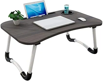 Foldable%20Bed%20Study%20and%20Laptop%20Table%20Portable%20Multifunction%20Kids%20with%20Cup%20Holder%20Color%20-%20Black%20-%20Laptop%20Tables%20%7C%20-%20Image%202