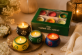 Dailo Crafted Tealights Natural Scented or Unscented Candle with Aromatherapy, 6 Pcs Set. 