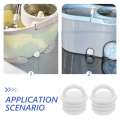 3pcs Mop Bucket Drain Plug Stopper Rubber Sealing Replacement Parts for Draining Efficient Cleaning Accessories. 