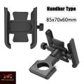 Bike Mobile Holder Full Metal Body Phone Holder | 360 Degree Rotatable Universal Mobile Holder Mount For Bikes. 