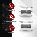 Magnet Spring-Loaded Pogo Pin Connector Single Spring Pin 2 Poles. 