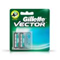 Gillette Vector Plus Manual Shaving Razor Blades (Cartridge) - 2s Pack. 