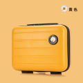 New Korean style 14-inch cosmetic case portable mini luggage printed luggage small suitcase portable lightweight. 