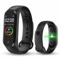 M4 Smart Bracelet Fitness Tracker Sport Smart Watch 0.96 Inch Ip67 Waterproof Heart Rate Blood Pressure. 