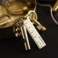 Unique DIY Craft Tools Buckles Jewelry Accessories Key Ring Pendant Brass Keychain. 