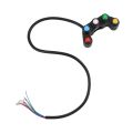 Universal 5 button Array Motorcycle Switches Race Bikes Motocross 22mm Handlebar Switches Assembly Handle bar switch. 