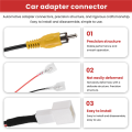 4 Pin Car Reverse Camera Retention Wiring Harness Cable Plug Adapter Connector Fit for. 