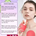 Ice Face Roller Silicone Facial Cube for Eyes Neck Massage Remove Dark Circle Pore Shrink Face Beauty Skin Care Ice Mould Kitchen Tools (PACK OF-1). 
